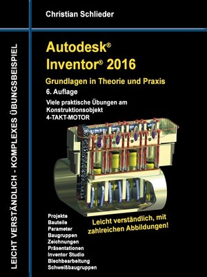 cover image of Autodesk Inventor 2016--Grundlagen in Theorie und Praxis